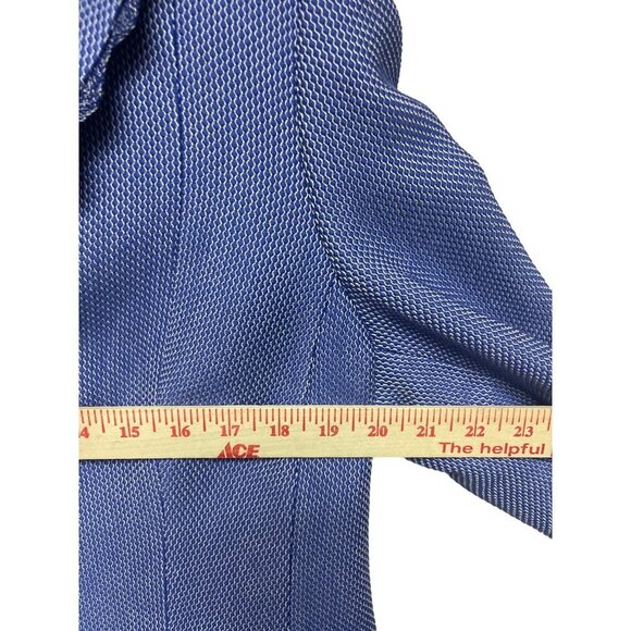 Maison Common Blue Tweed Silk Cotton Evening Jacket Caption Lining Women's EU 42 - Picture 6 of 10